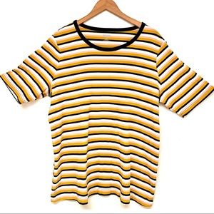 SOLD - Duluth Trading Women's Striped Plus T-shirt